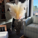 Three Hands Oyster Shell Vase