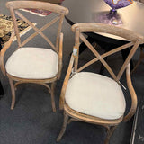 PAIR of Restoration Hardware "Madeleine" Bentwood Style  Dining Arm Chairs