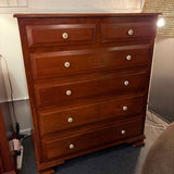 Dark Cherry Finish Chest of Drawers