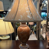 "NEW" Robert Abbey Earthtone Marble Table Lamp