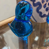 PAIR Blue Glass Birds