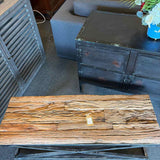Reclaimed Wood & Iron Base Coffee Table