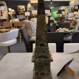 PAIR of Vinatge Maitland Smith Tessellated Stone Obelisks