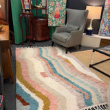 5'x8' Anthropologie Shag Rug with Tassel Fringe