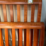 Cherry Wood King Sleigh  Bed