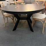 54" R Saloom"K Base" Walnut Dining Table