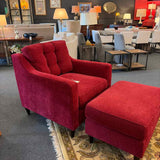 Cindy Crawford "Hanover" Chair & Ottoman