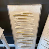 Stacked Stone with Acrylic Shadowbox Frame
