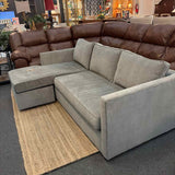 West Elm "Harris"  Reversible Chaise Sofa