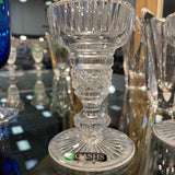 PAIR of Cashs Crystal Candle Holder