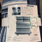 TWIN Striped Bedding Set