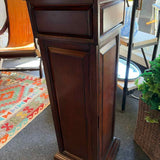 Display Cabinet Storage Podium Plant Stand