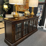 Glass Front Cabinet Buffet