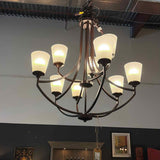 "NEW" Visual Comfort Bronze Chandelier
