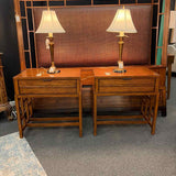 PAIR of Tommy Bahama Walnut Finish Nightstands