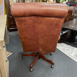 Adjustable Swivel Leather Desk Chair