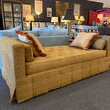 Hickory Chair Co Gold Upholstered Chaise Day Bed