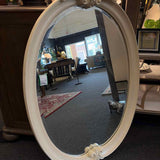 Vintage French Style Oval Mirror