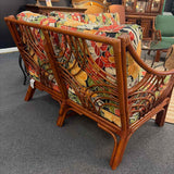South Pacific Natural Rattan Love Seat