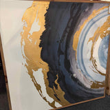 Abstract Canvas Framed Art