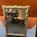 Wavy Edge Gold Mirror