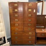 Vintage Henredon "Regiment" Campaign Style Gentlemen's Chest