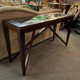 Glass Top Console