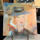 "Woman In Hat" Art