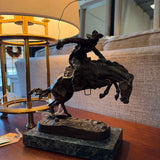 "Buster Bronco" Bronze Statue