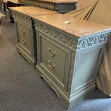 PAIR of Two Drawer Nightstands