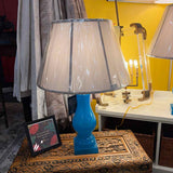 "NEW"  Robert Abbey Turqoise Ceramic Table Lamp