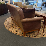 Thomasville Tightback Leather Sofa