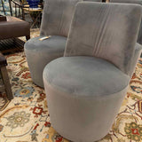 PAIR of Crate & Barrel "Ofelia" Swivel Dining Chair
