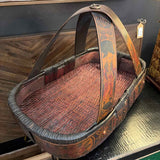 Antique Chinese Willow  Basket