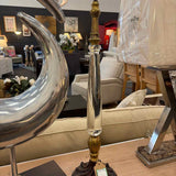 Acrylic Column with Fleur de Lis Finial