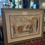 Architectural Motif Mixed Media Framed Art