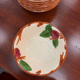 AUTUMN COLLECTION -  SET OF 10 Vintage Franciscan "Apple" 6" Bowls