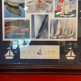 "The Boats of Lake Norman" Framed Art