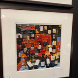 Framed Wine Art