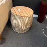 Indoor/Outdoor Storage Side Table