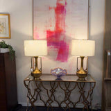 Robert Abbey Gold Metal Urn Table Lamp