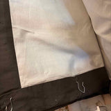 PAIR of Restoration Hardware Silk Black Out Drapes