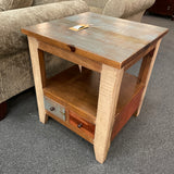 Rustic End Table