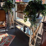 PAIR of Dutchman's Distressed Finish Pedestals
