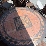 Mosaic Tile Top Dining Table
