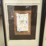 Ethan Allen Japanese Maple Leaf  Framed Art