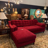 Cindy Crawford "Hanover" Chaise Sofa