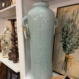 Celadon Green Crackled Finish Vase