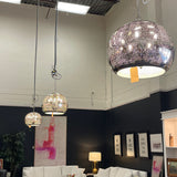 Lumens Pierced Metal Sphere Pendant