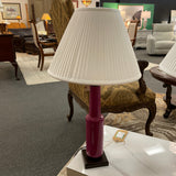 Robert Abbey Raspberry Ceramic Table Lamp